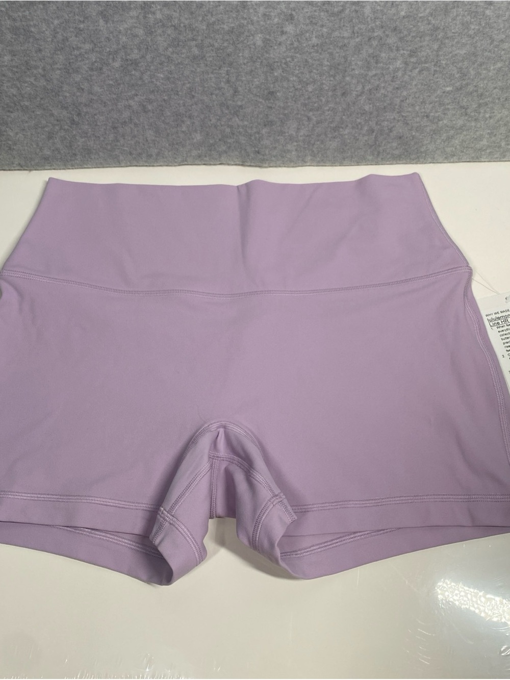 LULULEMON ALIGN NO LINE HR SHORT 4" LILAC PLAY NWT